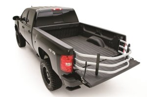 Chevrolet Silverado Truck Bed Tailgate Extender - AMP Research - BedXtender HD Sport - Silver - `07-`17